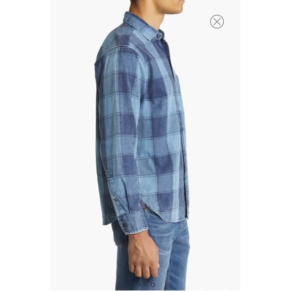 Tommy Bahama Mens Plaid Indio Shores Buffalo Check Button-Up Shirt Size M - Picture 4 of 14